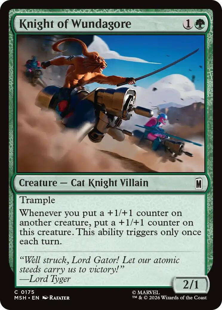 Image for Knight of Wundagore (175) (Foil) (Marvel Super Heroes) (MSH) - Magic: The Gathering
