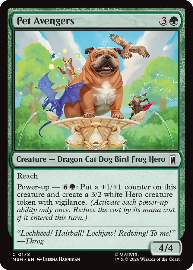 Image for Pet Avengers (178) (Marvel Super Heroes) (MSH) - Magic: The Gathering