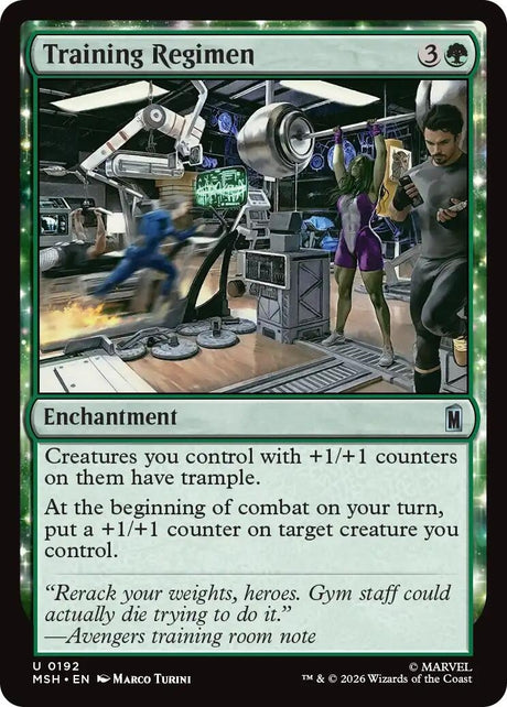 Image for Training Regimen (192) (Marvel Super Heroes) (MSH) - Magic: The Gathering