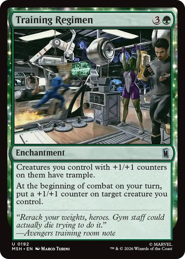 Image for Training Regimen (192) (Marvel Super Heroes) (MSH) - Magic: The Gathering