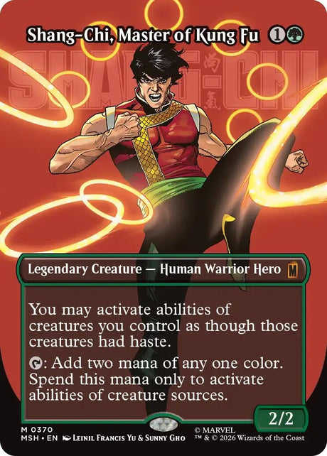 Image for Shang-Chi, Master of Kung Fu (Borderless) (0370) (370) (Marvel Super Heroes) (MSH) - Magic: The Gathering