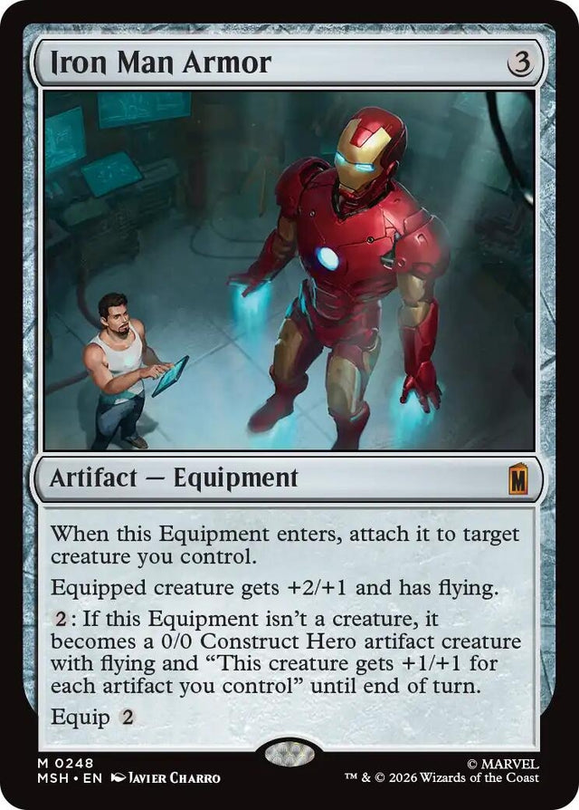Image for Iron Man Armor (248) (Foil) (Marvel Super Heroes) (MSH) - Magic: The Gathering