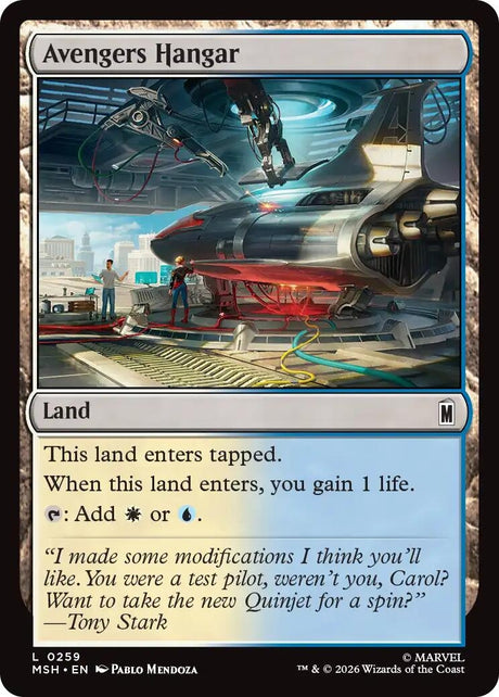 Image for Avengers Hangar (259) (Marvel Super Heroes) (MSH) - Magic: The Gathering