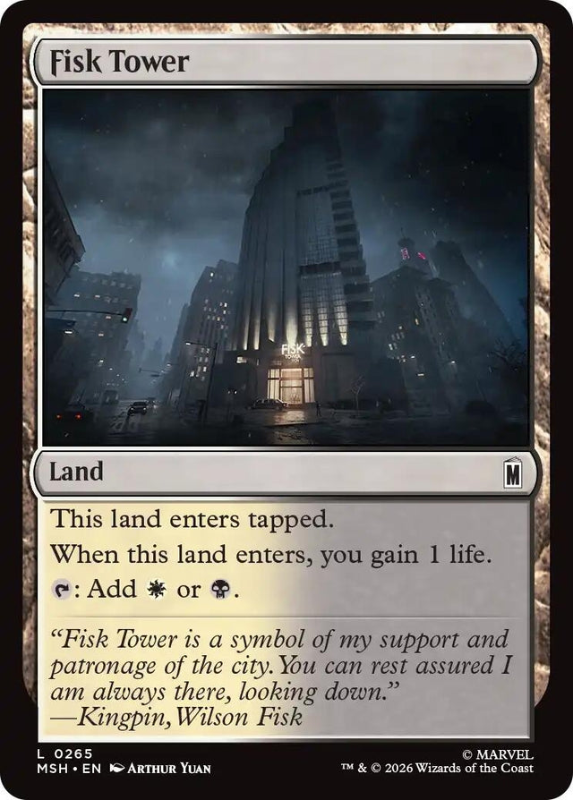 Image for Fisk Tower (265) (Marvel Super Heroes) (MSH) - Magic: The Gathering