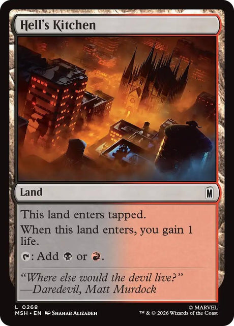 Image for Hell's Kitchen (268) (Foil) (Marvel Super Heroes) (MSH) - Magic: The Gathering