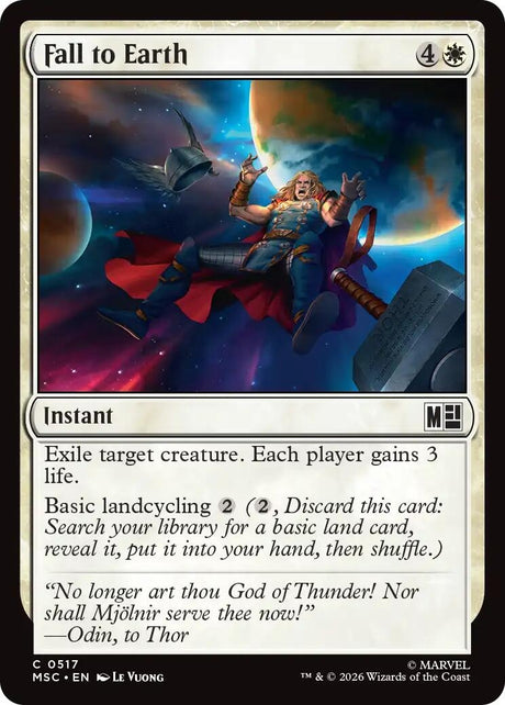 Image for Fall to Earth (517) (Foil) (Commander: Marvel Super Heroes) (MSC) - Magic: The Gathering