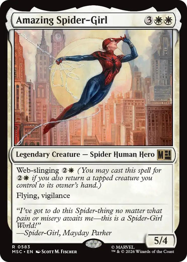 Image for Amazing Spider-Girl (583) (Commander: Marvel Super Heroes) (MSC) - Magic: The Gathering