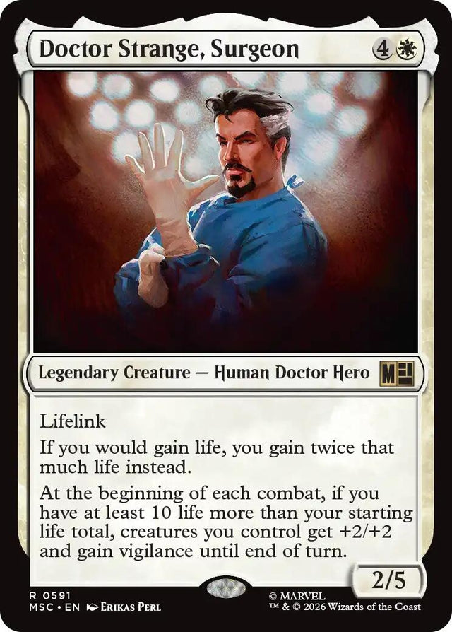 Image for Doctor Strange, Surgeon (591) (Commander: Marvel Super Heroes) (MSC) - Magic: The Gathering