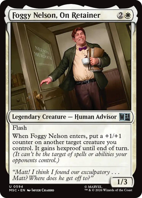 Image for Foggy Nelson, On Retainer (594) (Commander: Marvel Super Heroes) (MSC) - Magic: The Gathering