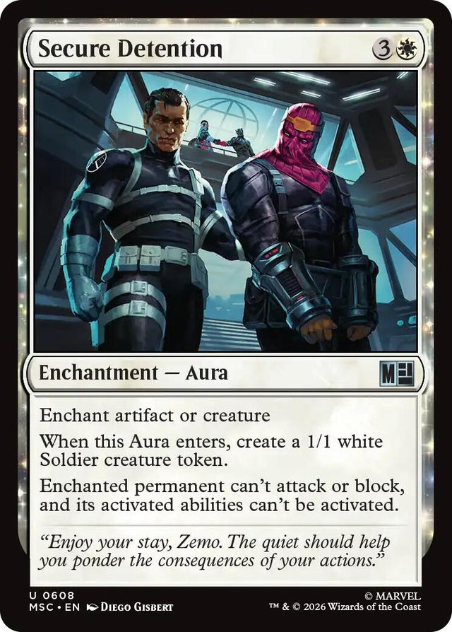 Image for Secure Detention (608) (Commander: Marvel Super Heroes) (MSC) - Magic: The Gathering