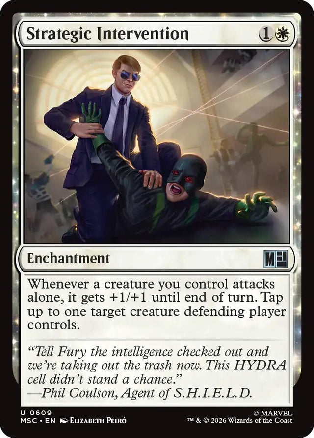 Image for Strategic Intervention (609) (Foil) (Commander: Marvel Super Heroes) (MSC) - Magic: The Gathering