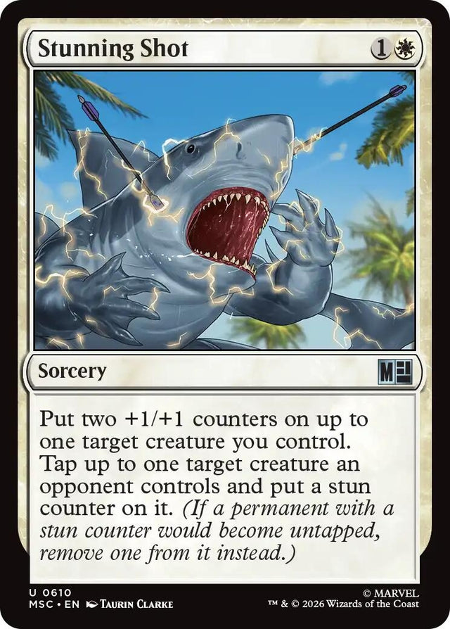 Image for Stunning Shot (610) (Commander: Marvel Super Heroes) (MSC) - Magic: The Gathering