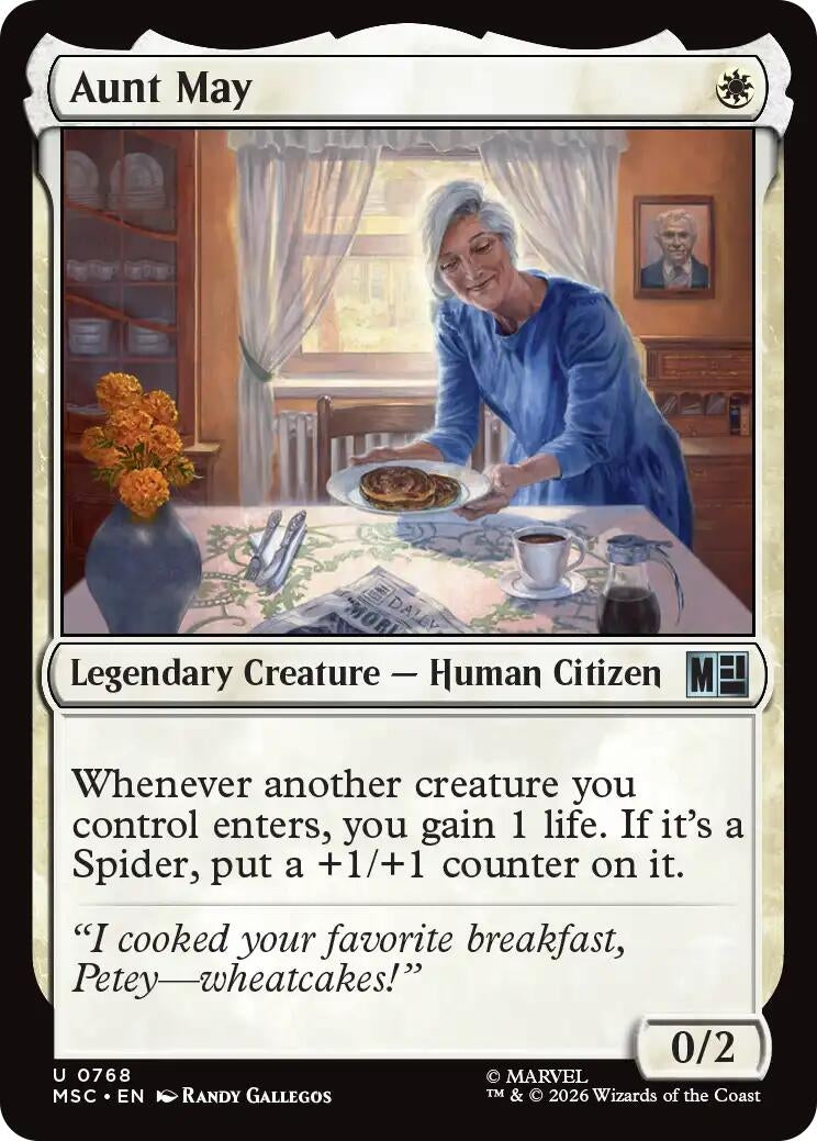 Image for Aunt May (768) (Foil) (Commander: Marvel Super Heroes) (MSC) - Magic: The Gathering