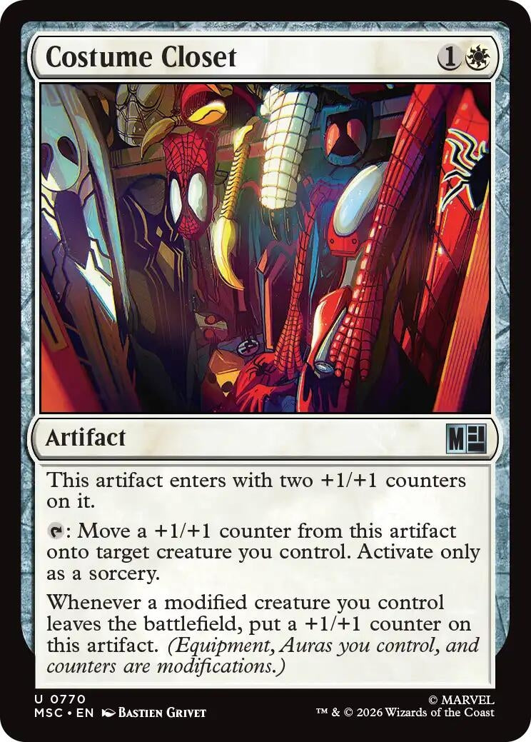 Image for Costume Closet (770) (Foil) (Commander: Marvel Super Heroes) (MSC) - Magic: The Gathering