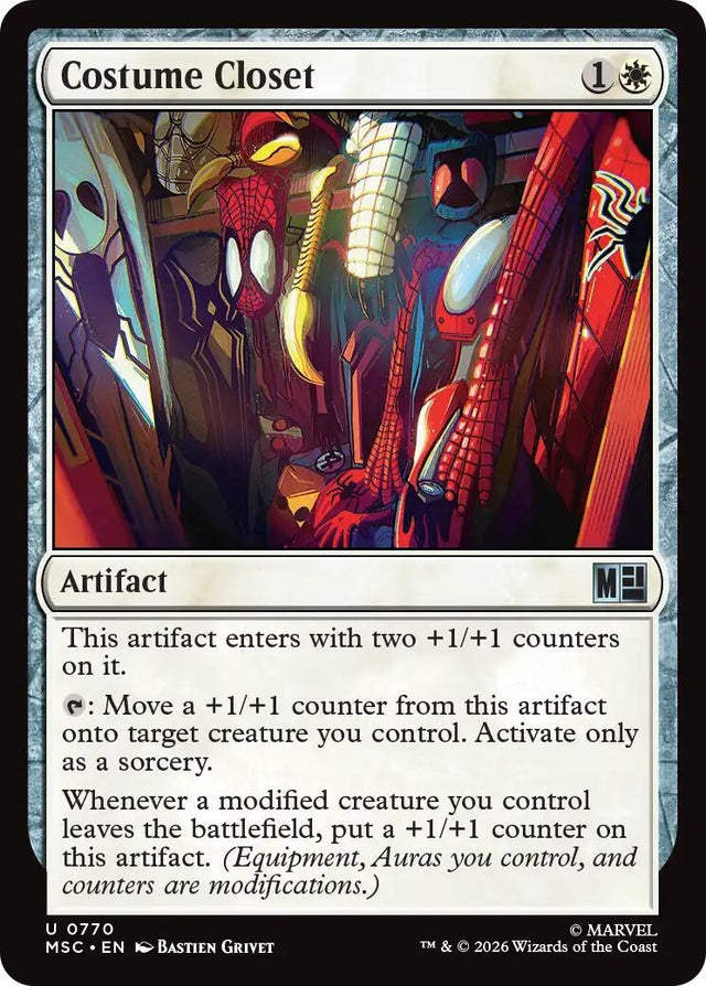 Image for Costume Closet (770) (Foil) (Commander: Marvel Super Heroes) (MSC) - Magic: The Gathering