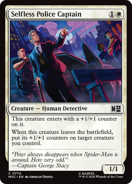 Image for Selfless Police Captain (774) (Foil) (Commander: Marvel Super Heroes) (MSC) - Magic: The Gathering