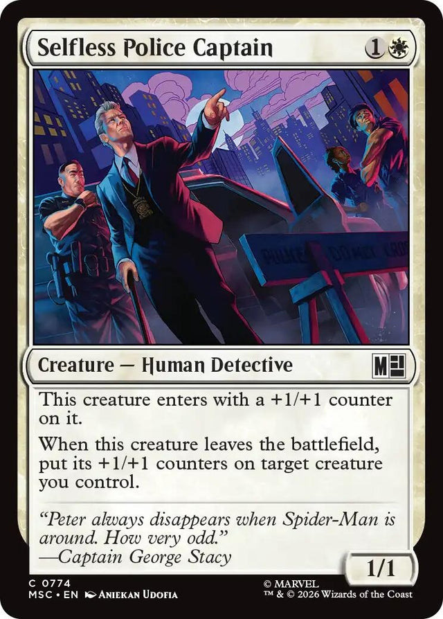 Image for Selfless Police Captain (774) (Foil) (Commander: Marvel Super Heroes) (MSC) - Magic: The Gathering