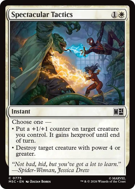 Image for Spectacular Tactics (775) (Commander: Marvel Super Heroes) (MSC) - Magic: The Gathering