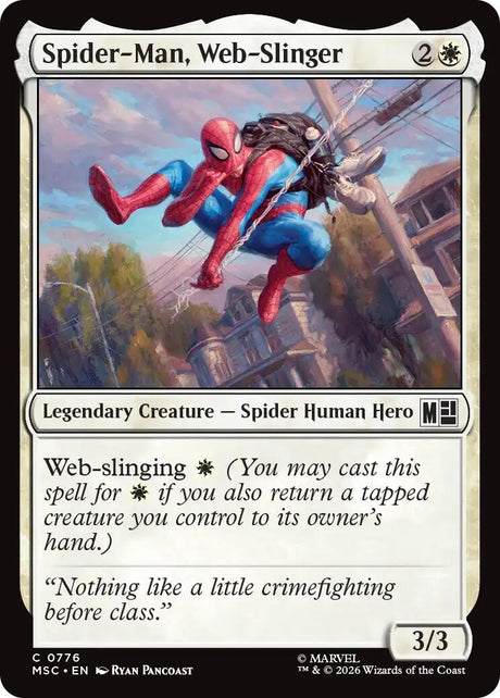 Image for Spider-Man, Web-Slinger (776) (Foil) (Commander: Marvel Super Heroes) (MSC) - Magic: The Gathering