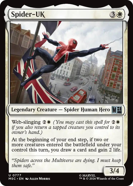 Image for Spider-UK (777) (Foil) (Commander: Marvel Super Heroes) (MSC) - Magic: The Gathering
