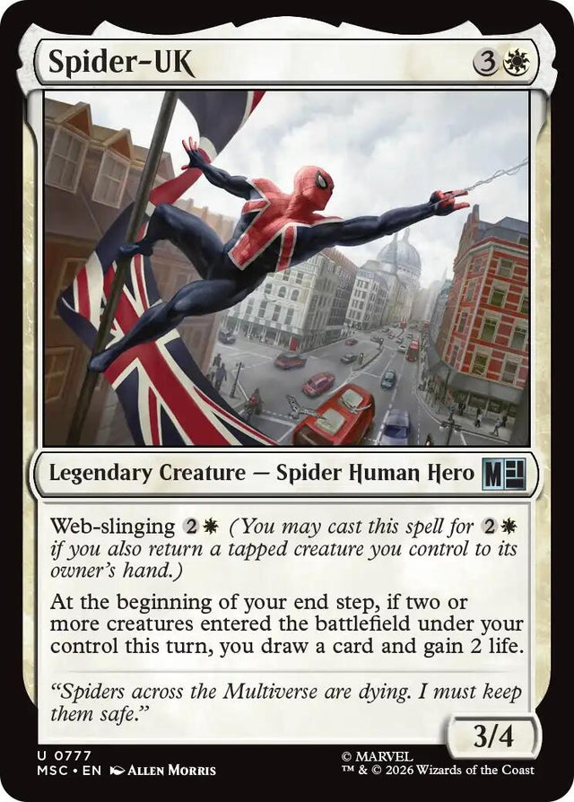 Image for Spider-UK (777) (Commander: Marvel Super Heroes) (MSC) - Magic: The Gathering