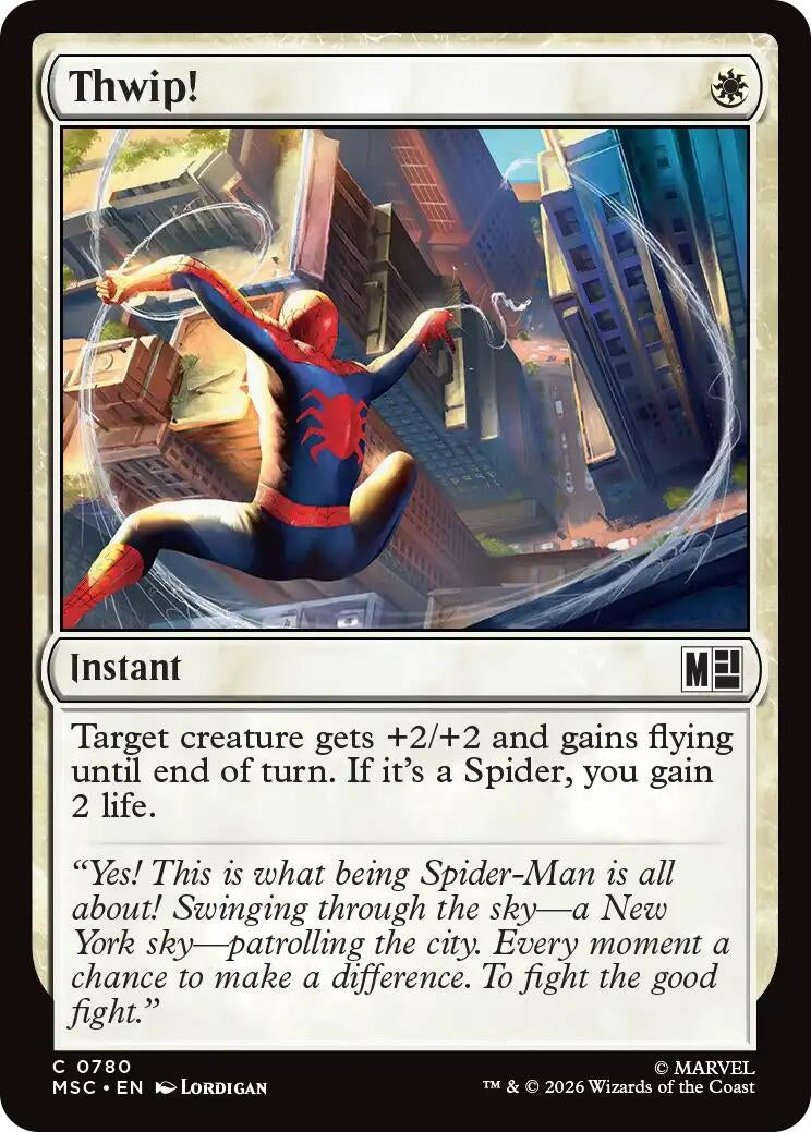 Image for Thwip! (780) (Commander: Marvel Super Heroes) (MSC) - Magic: The Gathering