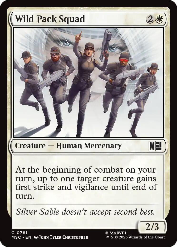 Image for Wild Pack Squad (781) (Foil) (Commander: Marvel Super Heroes) (MSC) - Magic: The Gathering