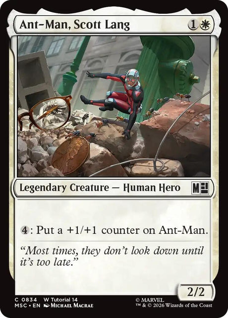 Image for Ant-Man, Scott Lang (0834) (834) (Commander: Marvel Super Heroes) (MSC) - Magic: The Gathering