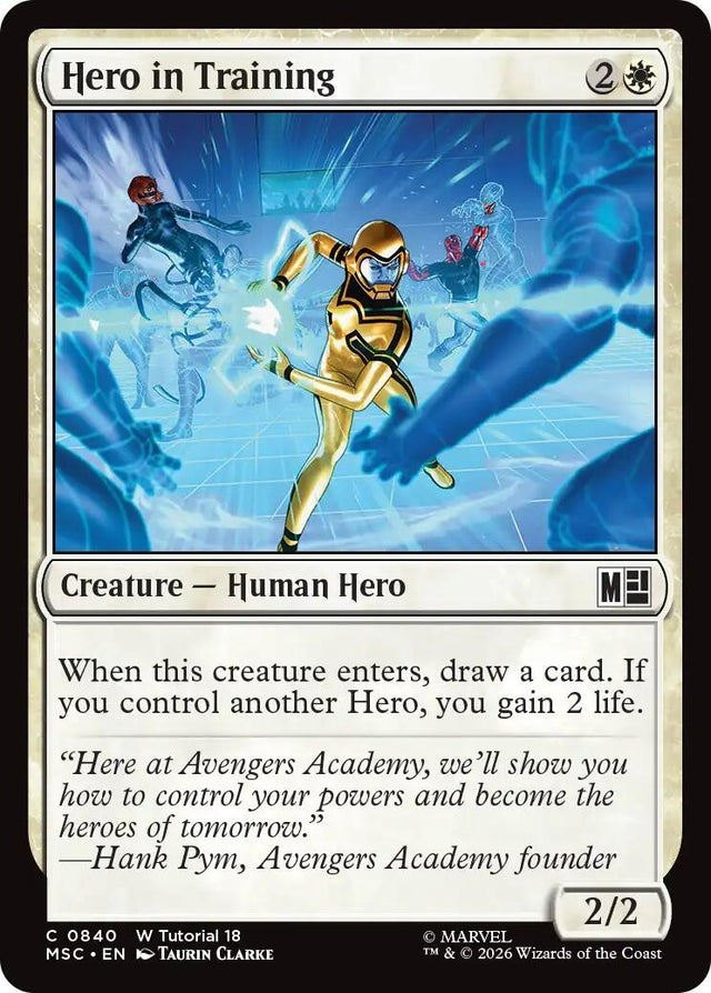 Image for Hero in Training (840) (Commander: Marvel Super Heroes) (MSC) - Magic: The Gathering