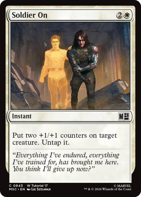 Image for Soldier On (0843) (843) (Commander: Marvel Super Heroes) (MSC) - Magic: The Gathering