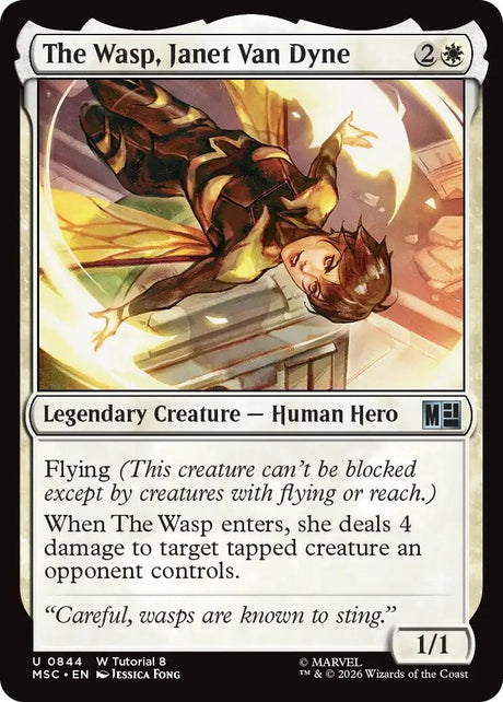 Image for The Wasp, Janet Van Dyne (0844) (844) (Commander: Marvel Super Heroes) (MSC) - Magic: The Gathering