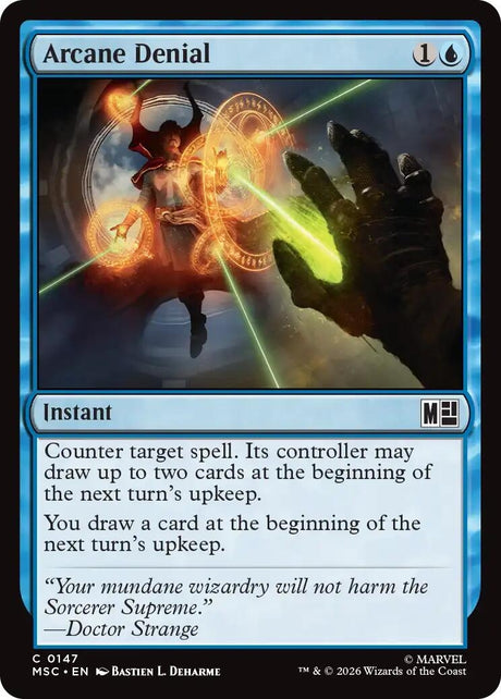 Image for Arcane Denial (147) (Commander: Marvel Super Heroes) (MSC) - Magic: The Gathering