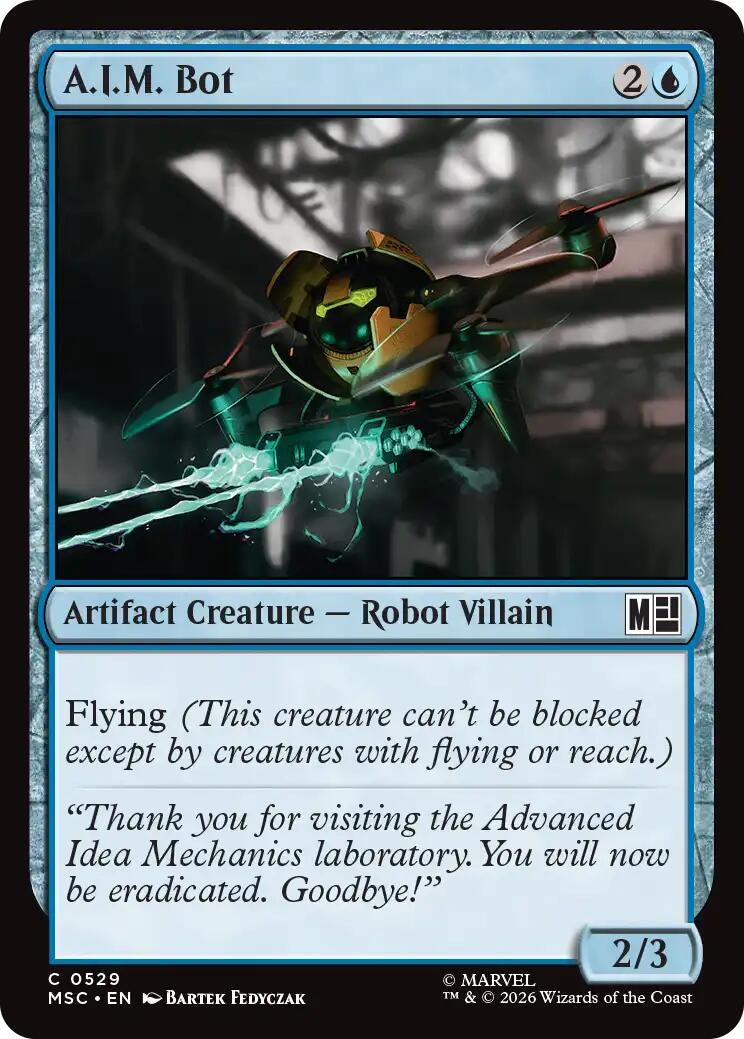 Image for A.I.M. Bot (529) (Foil) (Commander: Marvel Super Heroes) (MSC) - Magic: The Gathering