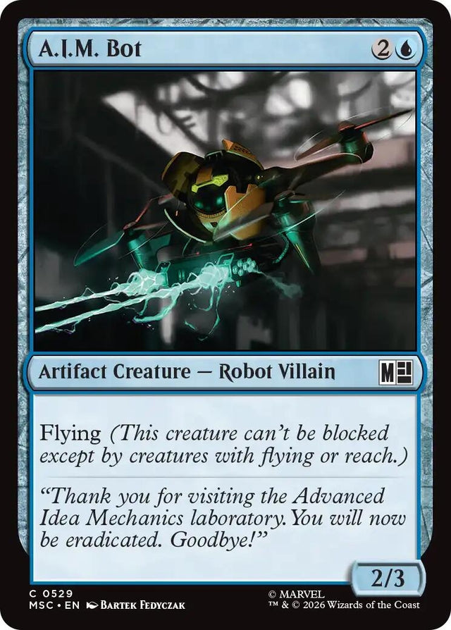 Image for A.I.M. Bot (529) (Foil) (Commander: Marvel Super Heroes) (MSC) - Magic: The Gathering