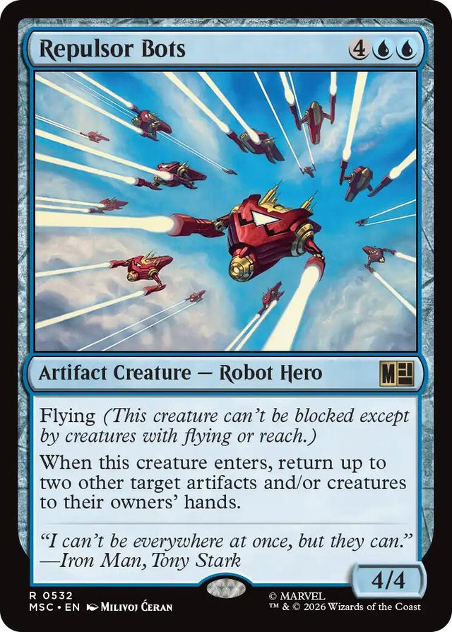 Image for Repulsor Bots (532) (Foil) (Commander: Marvel Super Heroes) (MSC) - Magic: The Gathering