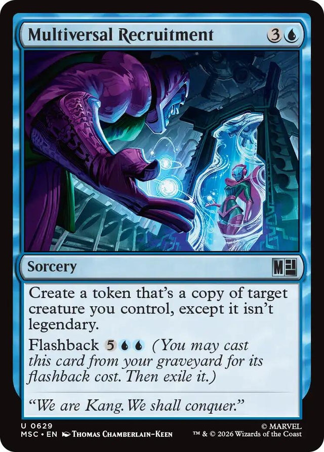 Image for Multiversal Recruitment (629) (Foil) (Commander: Marvel Super Heroes) (MSC) - Magic: The Gathering