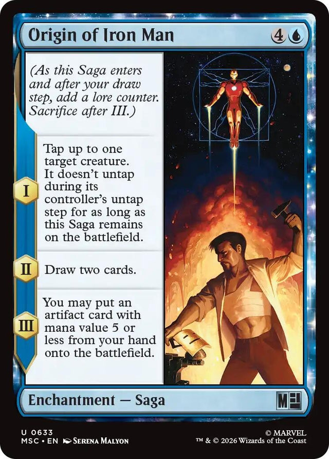 Image for Origin of Iron Man (633) (Commander: Marvel Super Heroes) (MSC) - Magic: The Gathering
