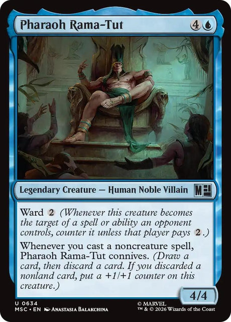 Image for Pharaoh Rama-Tut (634) (Foil) (Commander: Marvel Super Heroes) (MSC) - Magic: The Gathering