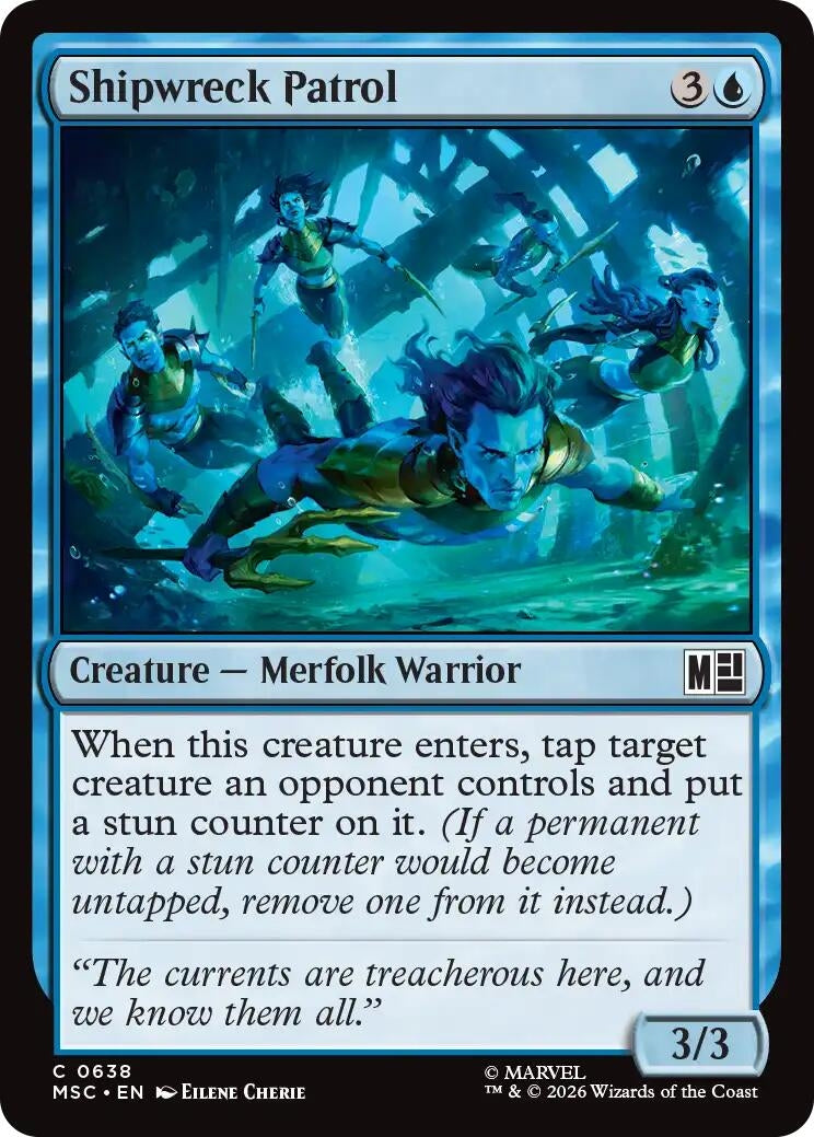 Image for Shipwreck Patrol (638) (Foil) (Commander: Marvel Super Heroes) (MSC) - Magic: The Gathering