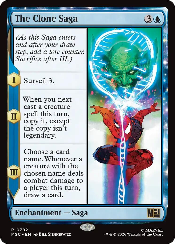 Image for The Clone Saga (782) (Foil) (Commander: Marvel Super Heroes) (MSC) - Magic: The Gathering