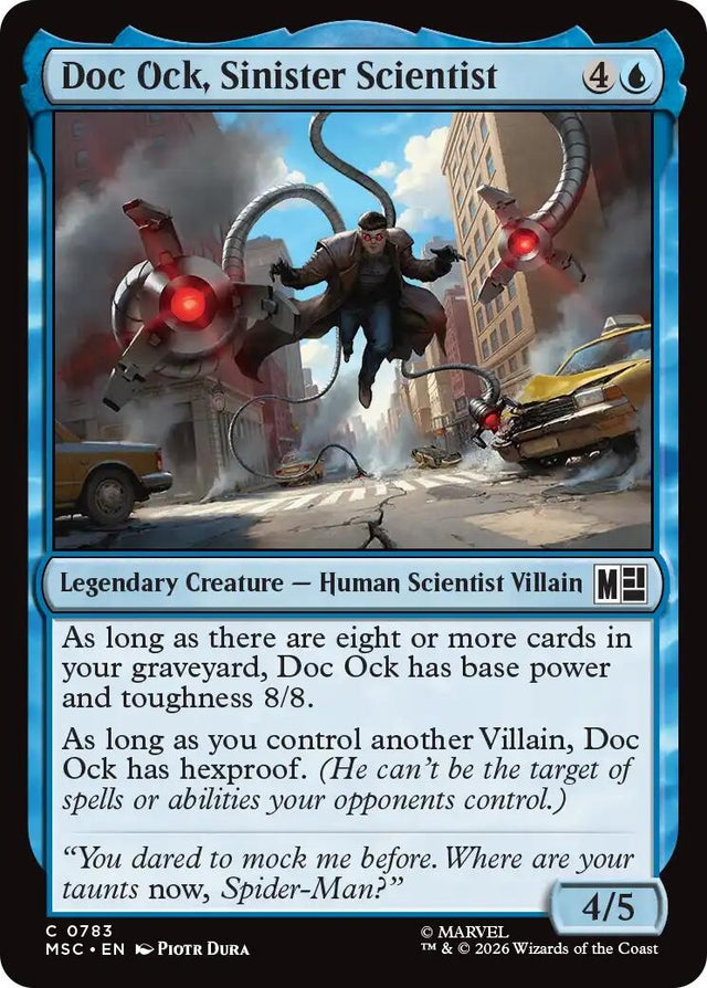 Image for Doc Ock, Sinister Scientist (783) (Commander: Marvel Super Heroes) (MSC) - Magic: The Gathering