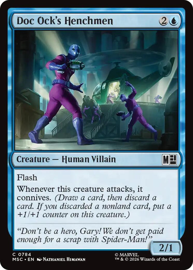 Image for Doc Ock's Henchmen (784) (Commander: Marvel Super Heroes) (MSC) - Magic: The Gathering