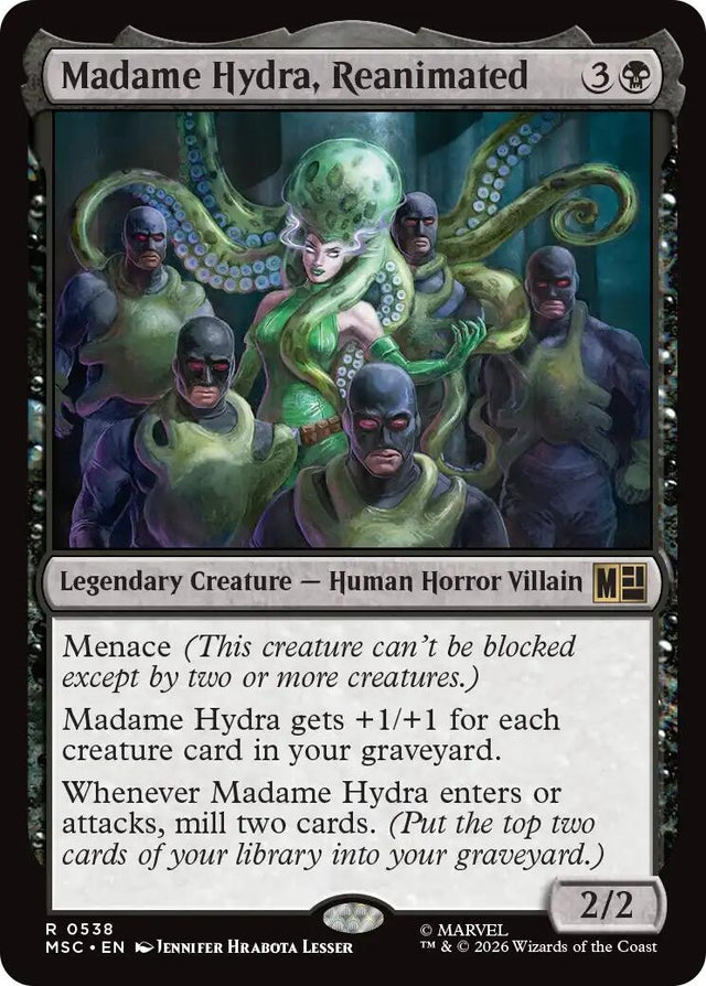 Image for Madame Hydra, Reanimated (538) (Foil) (Commander: Marvel Super Heroes) (MSC) - Magic: The Gathering
