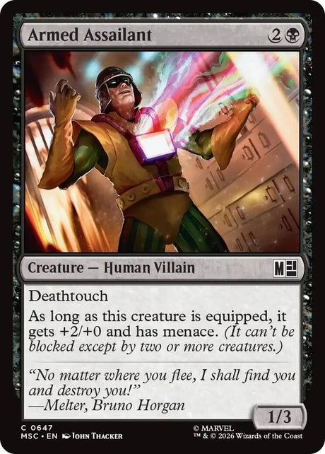 Image for Armed Assailant (647) (Commander: Marvel Super Heroes) (MSC) - Magic: The Gathering