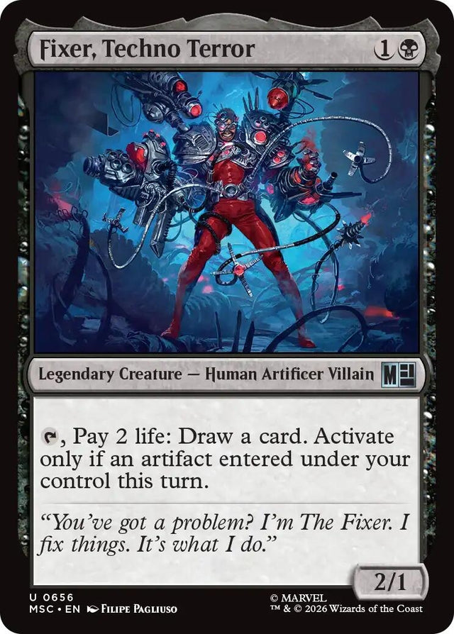 Image for Fixer, Techno Terror (656) (Foil) (Commander: Marvel Super Heroes) (MSC) - Magic: The Gathering
