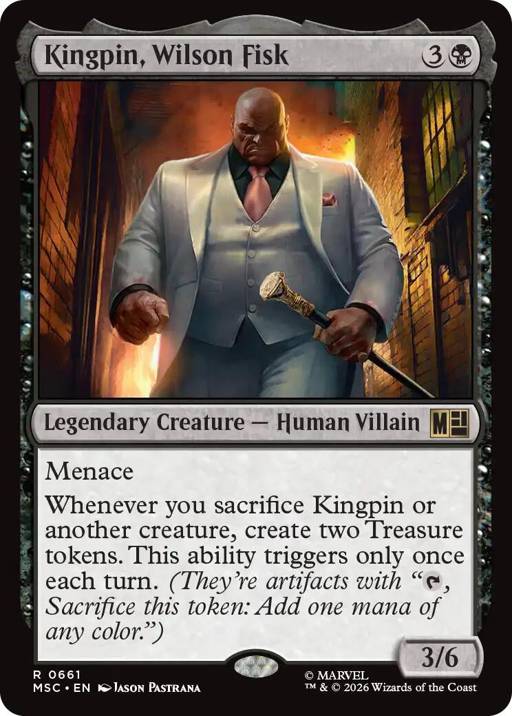 Image for Kingpin, Wilson Fisk (661) (Commander: Marvel Super Heroes) (MSC) - Magic: The Gathering