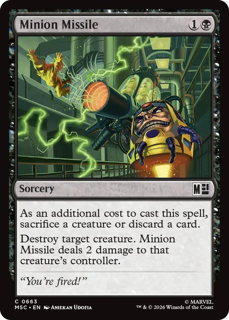 Image for Minion Missile (663) (Foil) (Commander: Marvel Super Heroes) (MSC) - Magic: The Gathering