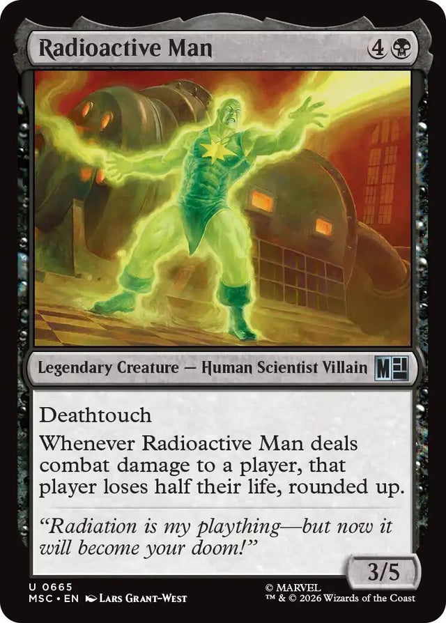 Image for Radioactive Man (665) (Commander: Marvel Super Heroes) (MSC) - Magic: The Gathering