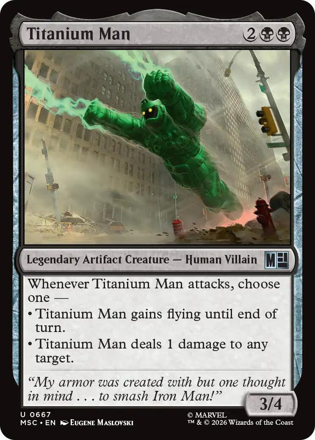 Image for Titanium Man (667) (Commander: Marvel Super Heroes) (MSC) - Magic: The Gathering