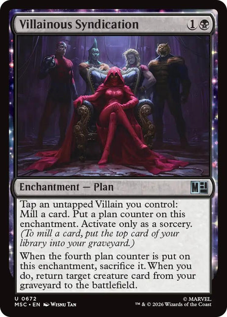 Image for Villainous Syndication (672) (Commander: Marvel Super Heroes) (MSC) - Magic: The Gathering